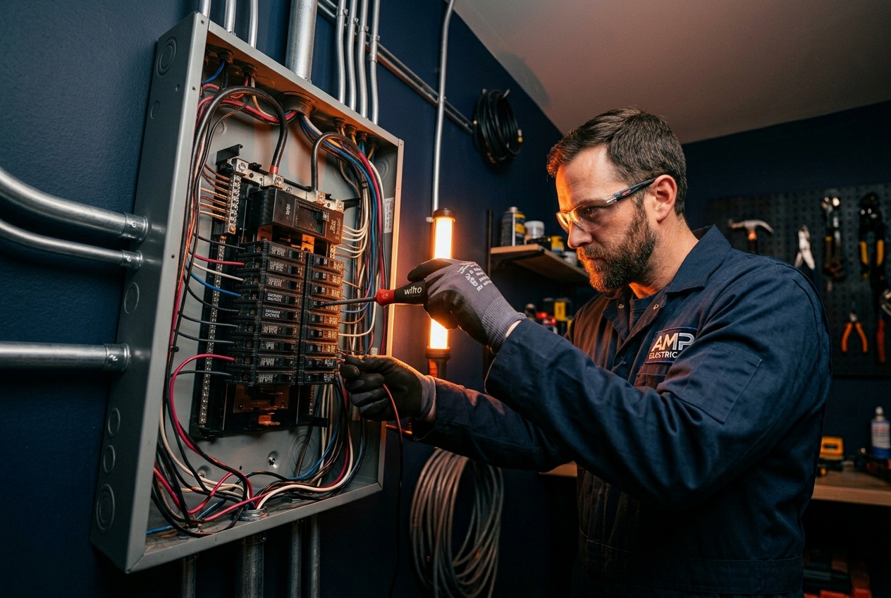 Alex Su Electric -- professional electrician at work in Coral Springs