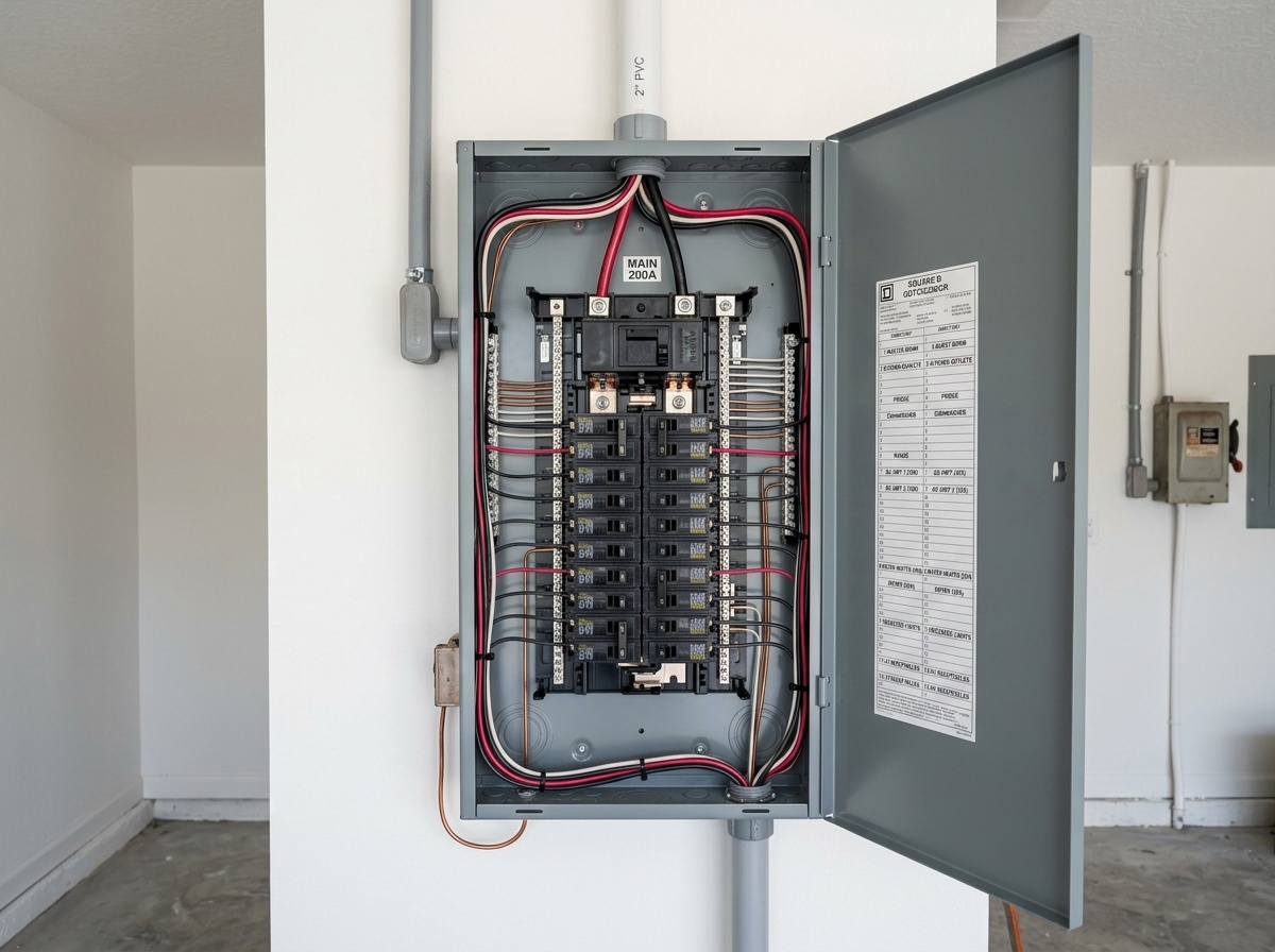 Residential electrical panel upgrade in Coral Springs